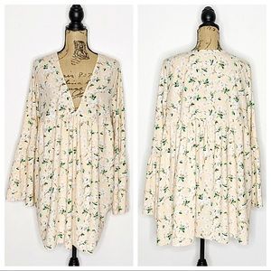 ASOS Reclaimed Vintage Babydoll Floral Dress 12
